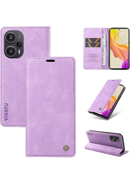 Xiaomi Poco F5 5g Kasa Düz Renk Cilt Dostu Manyetik ile Uyumlu (Yurt Dışından)