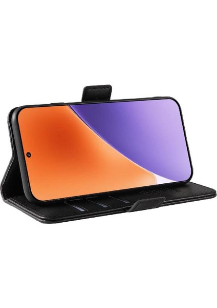 Kart Yuvaları Premium Faux Deri ile Xiaomi 15 Flip Case ile Uyumlu (Yurt Dışından) fırsatları