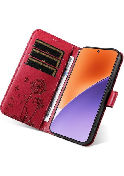 Kart Yuvaları ve Bilek Kayışı ile Xiaomi 15 Flip Case ile Uyumlu ve (Yurt Dışından) modelleri