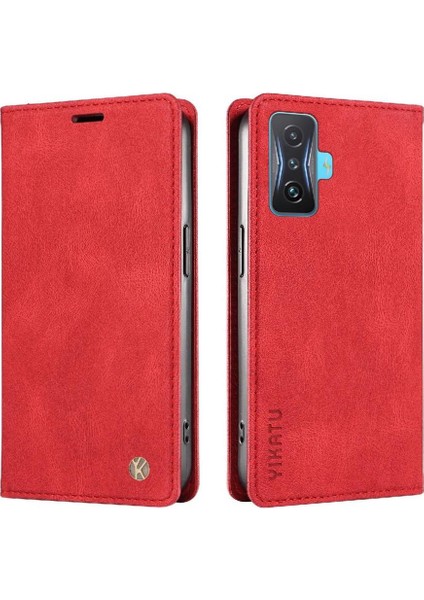 Xiaomi Poco F4 Gt Kılıf Cilt Dostu Düz Renk Manyetik ile Uyumlu (Yurt Dışından) modelleri