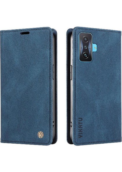 Xiaomi Poco F4 Gt Kılıf Cilt Dostu Düz Renk Manyetik ile Uyumlu (Yurt Dışından)