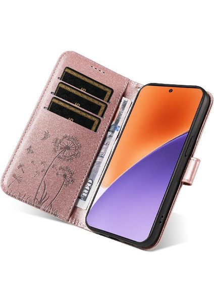 Kart Yuvaları ve Bilek Kayışı ile Xiaomi 15 Flip Case ile Uyumlu ve (Yurt Dışından) modelleri