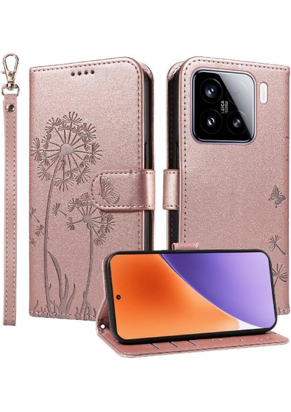 Kart Yuvaları ve Bilek Kayışı ile Xiaomi 15 Flip Case ile Uyumlu ve (Yurt Dışından) indirimleri