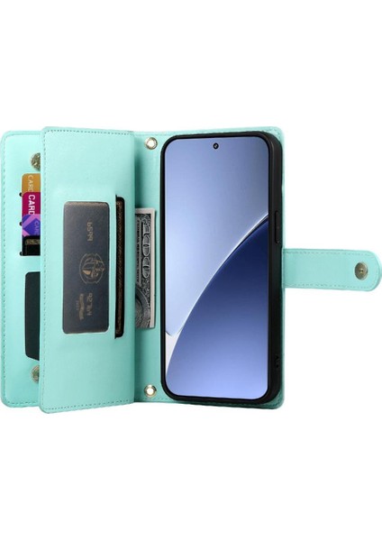 Xiaomi 15 Crossbody Kayış Cüzdan Çok Fonksiyonlu Iş Için Flip Case (Yurt Dışından) fırsatları