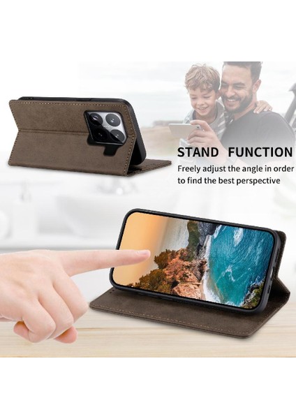 Xiaomi 15 Iş Rahat Tpu Darbeye Kickstand Kart Için Flip Case (Yurt Dışından)