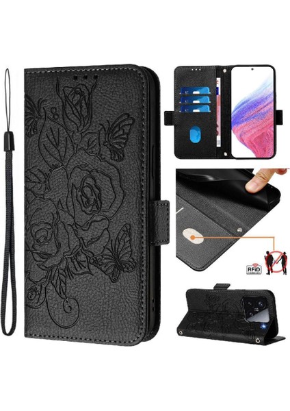 Kredi Kartı Yuvası ile Xiaomi 15 5g Manyetik Cüzdan Pu Deri Için Kılıf (Yurt Dışından) modelleri