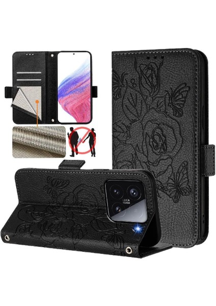 Kredi Kartı Yuvası ile Xiaomi 15 5g Manyetik Cüzdan Pu Deri Için Kılıf (Yurt Dışından) fırsatları