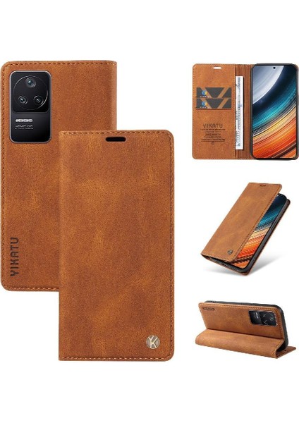 Xiaomi Poco F4 5g Kasa Düz Renk Cilt Dostu Manyetik ile Uyumlu (Yurt Dışından)