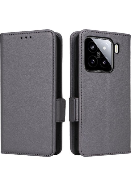 Xiaomi 15 Için Flip Case Manyetik Kart Yuvaları Tutucu Pu Deri Cüzdan Yan (Yurt Dışından) fiyatları