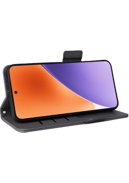 Xiaomi 15 Için Flip Case Manyetik Kart Yuvaları Tutucu Pu Deri Cüzdan Yan (Yurt Dışından) modelleri