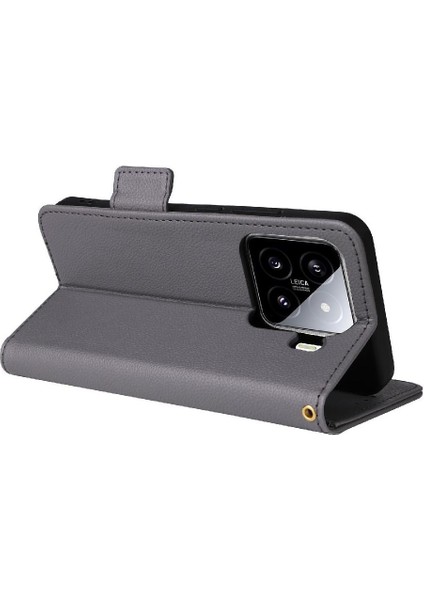 Xiaomi 15 Için Flip Case Manyetik Kart Yuvaları Tutucu Pu Deri Cüzdan Yan (Yurt Dışından) fırsatları