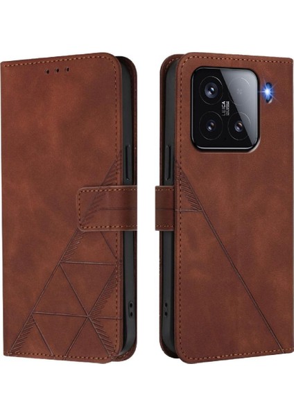 Xiaomi 15 5g Kredi Kartı Tutucu Pu Deri Flip Folio Kitap Cüzdan Için Kılıf (Yurt Dışından)