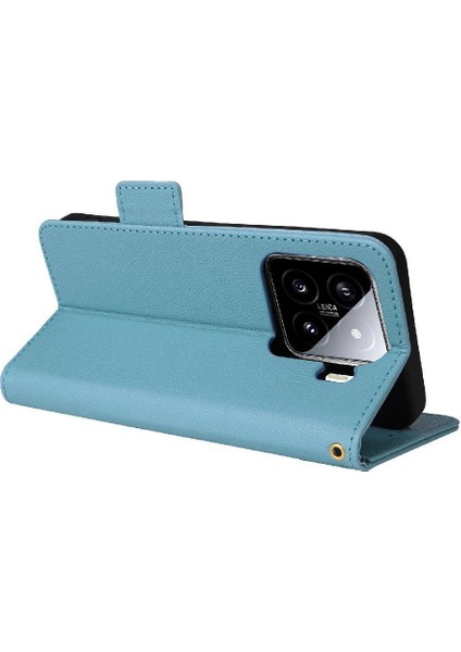 Xiaomi 15 Için Flip Case Manyetik Kart Yuvaları Tutucu Pu Deri Cüzdan Yan (Yurt Dışından) modelleri
