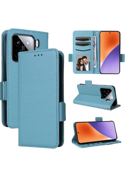Xiaomi 15 Için Flip Case Manyetik Kart Yuvaları Tutucu Pu Deri Cüzdan Yan (Yurt Dışından) indirimleri