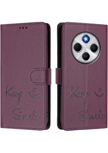 Xiaomi Poco C75 Flıp Kapak Kart Tutucu Cüzdan Rfıd Engelleme Pu Için Kılıf (Yurt Dışından)
