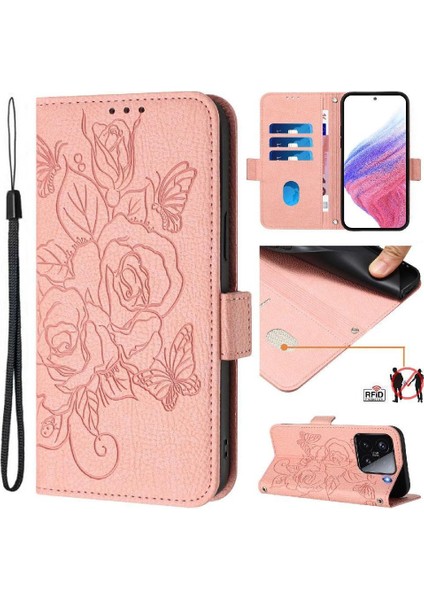 Kredi Kartı Yuvası ile Xiaomi 15 5g Manyetik Cüzdan Pu Deri Için Kılıf (Yurt Dışından) modelleri