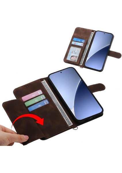 Xiaomi 15 Kabartmalı Bileklik Darbeye Dayanıklı Çoklu Kredi Kartı Için Flip Case (Yurt Dışından) indirimleri