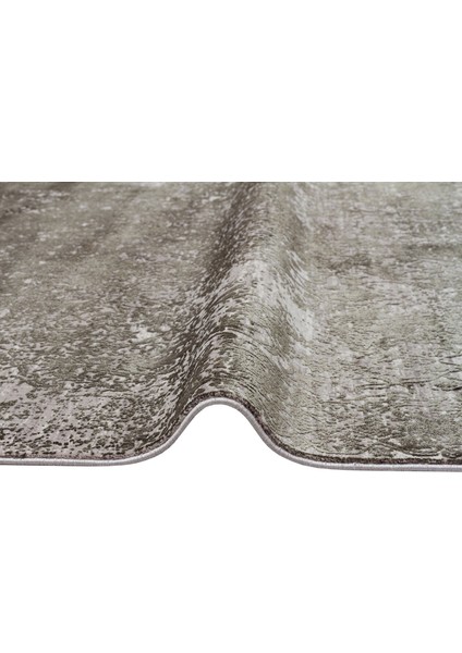 Fresco Dyed Fsd 01 D.yeşil - Eskitme Dokulu Işıltılı Salon Halısı