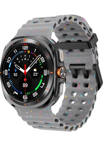Zhstore-Samsung Galaxy Watch Ultra 47MM Için Silikon Saat Kayışı (Yurt Dışından)