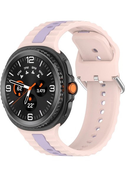 Zhstore-Samsung Galaxy Watch 8 40MM / 44MM Için Silikon Saat Kayışı (Yurt Dışından)