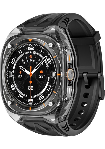Zhstore-Pc Hibrit Tpu Kılıf Kayışı Samsung Galaxy Watch Ultra 47MM (Yurt Dışından)