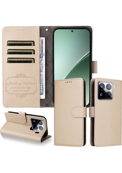 Xiaomi 15 Cüzdan Kablosuz Şarj Manyetik Araç Montaj Crad Için Flip Case (Yurt Dışından) fiyatları