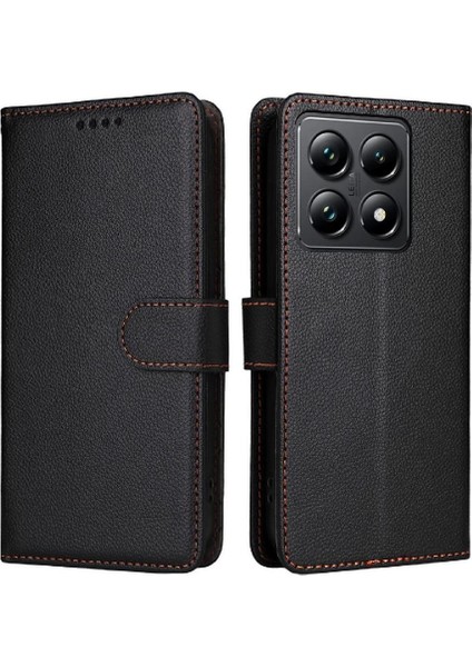 Xiaomi 14T Cüzdan Crad Yuvası Manyetik Araç Montaj Kablosuz Için Flip Case (Yurt Dışından) modelleri