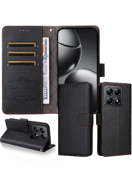 Xiaomi 14T Cüzdan Crad Yuvası Manyetik Araç Montaj Kablosuz Için Flip Case (Yurt Dışından) fırsatları