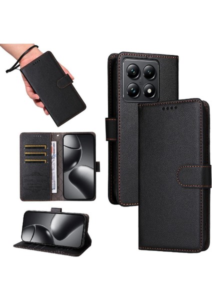 Xiaomi 14T Cüzdan Crad Yuvası Manyetik Araç Montaj Kablosuz Için Flip Case (Yurt Dışından) indirimleri