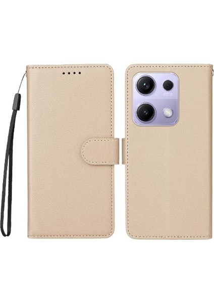 Xiaomi Redmi Note 13 Pro 4g Cüzdan Kablosuz Şarj Crad Için Flip Case (Yurt Dışından)