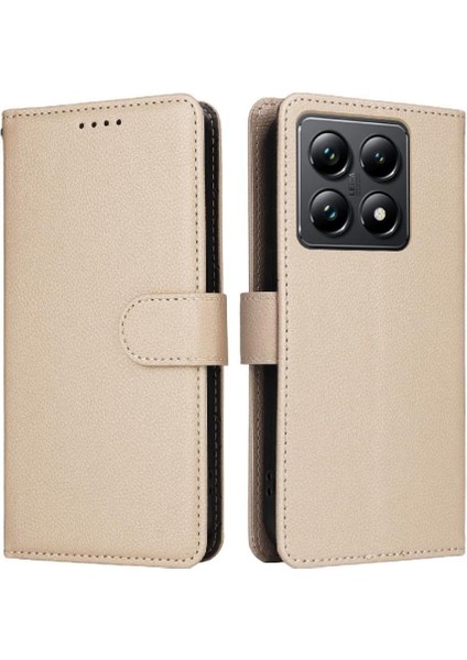 Xiaomi 14T Cüzdan Crad Yuvası Manyetik Araç Montaj Kablosuz Için Flip Case (Yurt Dışından) modelleri