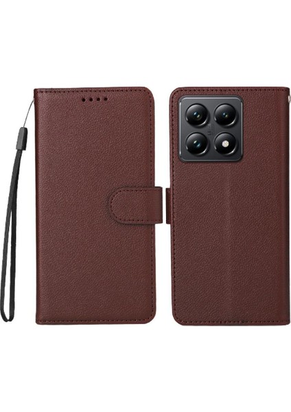 Xiaomi 14T Cüzdan Crad Yuvası Manyetik Araç Montaj Kablosuz Için Flip Case (Yurt Dışından) modelleri