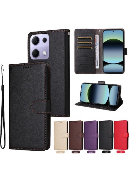 Xiaomi Poco M6 Pro 4g Kablosuz Şarj Cüzdan Crad Yuvası Için Flip Case (Yurt Dışından) fırsatları