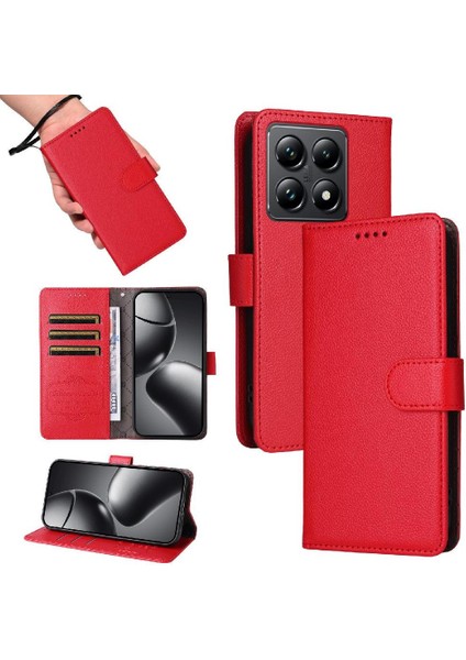 Xiaomi 14T Cüzdan Crad Yuvası Manyetik Araç Montaj Kablosuz Için Flip Case (Yurt Dışından) modelleri