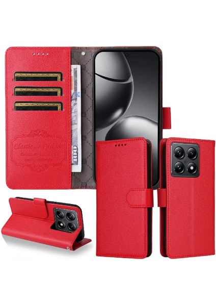 Xiaomi 14T Cüzdan Crad Yuvası Manyetik Araç Montaj Kablosuz Için Flip Case (Yurt Dışından) indirimleri