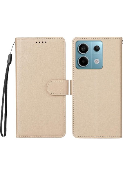Xiaomi Poco X6 5g Cüzdan Kablosuz Şarj Crad Yuvası Araba Için Flip Case (Yurt Dışından)