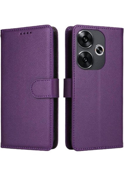 Xiaomi Poco F6 Crad Yuvası Cüzdan Kablosuz Şarj Manyetik Için Flip Case (Yurt Dışından) modelleri
