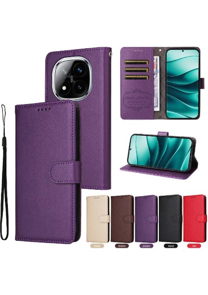 Xiaomi Redmi Note 14 Pro 5g Crad Yuvası Manyetik Araç Montajı Için Flip Case (Yurt Dışından) fırsatları