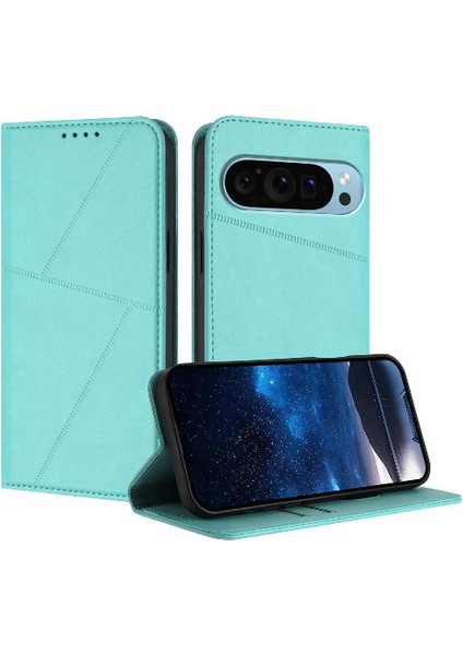 Kart Yuvaları ve Mat ile Google Pixel 9 Pro Xl Darbeye Dayanıklı Kapak Için Kılıf (Yurt Dışından)