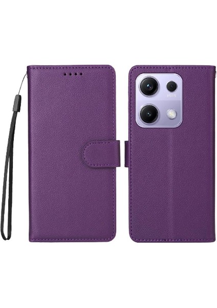 Xiaomi Redmi Note 13 Pro 4g Cüzdan Kablosuz Şarj Crad Için Flip Case (Yurt Dışından)