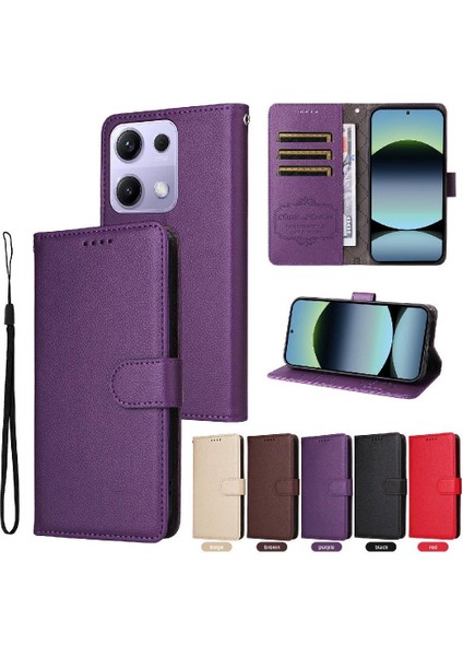 Xiaomi Redmi Note 13 Pro 4g Cüzdan Kablosuz Şarj Crad Için Flip Case (Yurt Dışından) fırsatları
