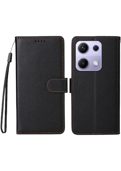 Xiaomi Redmi Note 13 Pro 4g Cüzdan Kablosuz Şarj Crad Için Flip Case (Yurt Dışından)