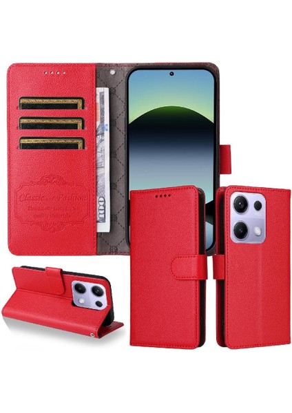Xiaomi Poco M6 Pro 4g Kablosuz Şarj Cüzdan Crad Yuvası Için Flip Case (Yurt Dışından) modelleri