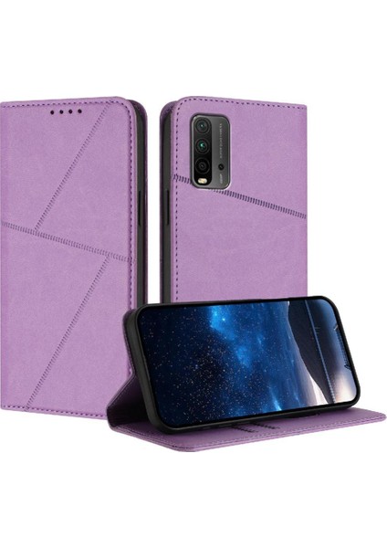 Kart Yuvaları ve Kickstand ile Xiaomi Poco M3 Darbeye Dayanıklı Kapak Için Kılıf (Yurt Dışından)