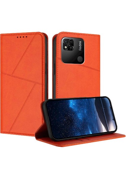 Kart Yuvaları ve Kickstand ile Xiaomi Redmi 10A Darbeye Dayanıklı Kapak Için Kılıf (Yurt Dışından)