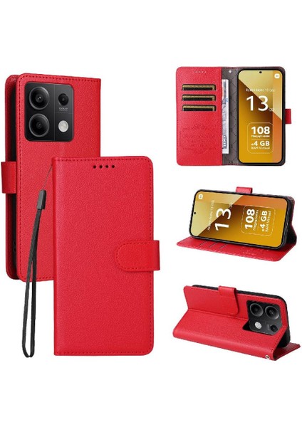 Xiaomi Redmi Note 13 5g Crad Yuvası Kablosuz Şarj Cüzdanı Için Flip Case (Yurt Dışından) modelleri