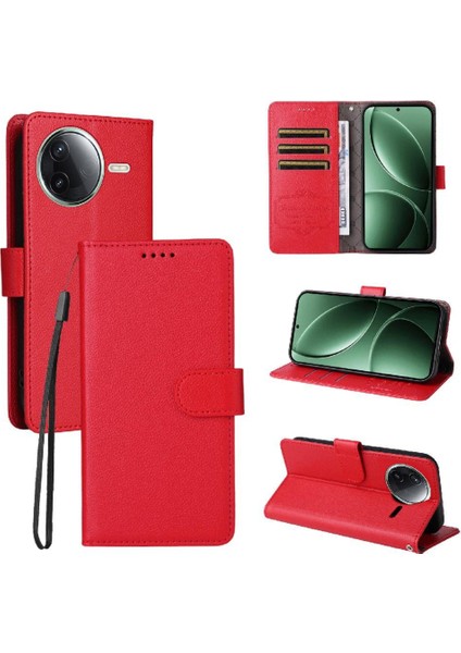 Xiaomi Poco F7 Pro Crad Yuvası Manyetik Araç Montaj Kablosuz Için Flip Case (Yurt Dışından)