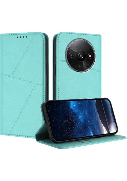 Kart Yuvaları ile Xiaomi Redmi A3 Anti-Parmak Izi Mat Doku Için Kılıf (Yurt Dışından)