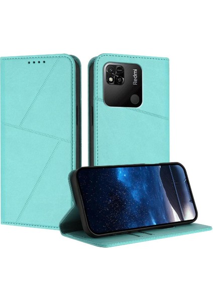 Kart Yuvaları ve Kickstand ile Xiaomi Redmi 10A Darbeye Dayanıklı Kapak Için Kılıf (Yurt Dışından)