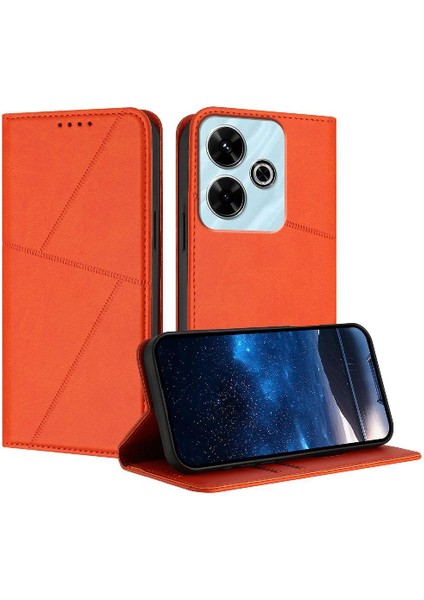 Kart Yuvaları ve Kickstand Anti-Parmak Izi ile Xiaomi Redmi 13 Için Kılıf (Yurt Dışından)
